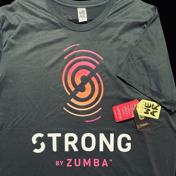 Strong By Zumba®️Black Graphic T-Shirt, XL/XXL, NWT - Picture 2 of 3
